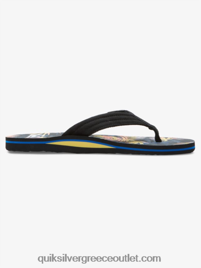 σανδάλια layback molokai Quiksilver άνδρες 66LP84501 μαύρο/μπλε/ροζ