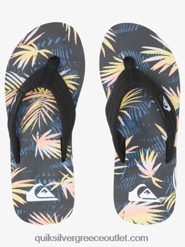 σανδάλια layback molokai Quiksilver άνδρες 66LP84501 μαύρο/μπλε/ροζ