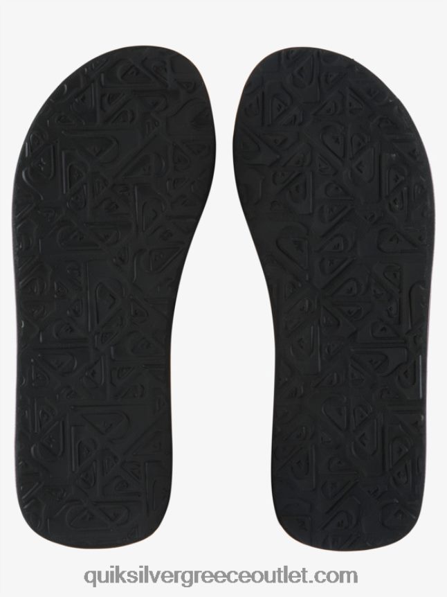 σανδάλια layback molokai Quiksilver άνδρες 66LP84502 μαύρο/πορτοκαλί/γκρι