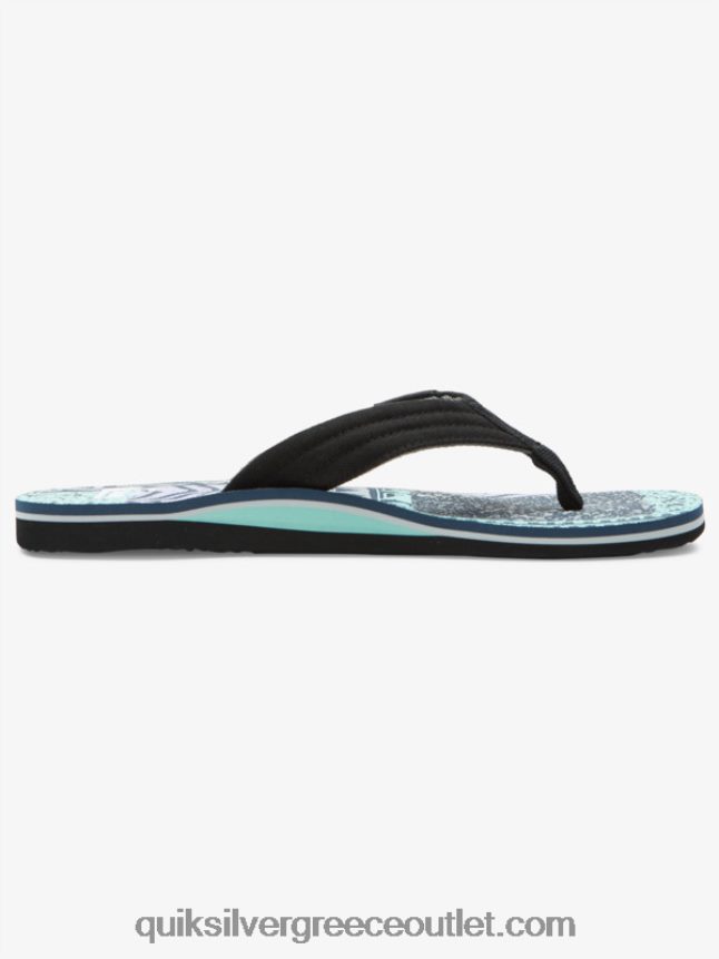 σανδάλια layback molokai Quiksilver άνδρες 66LP84504 μπλε γκρι