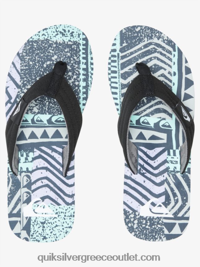 σανδάλια layback molokai Quiksilver άνδρες 66LP84504 μπλε γκρι