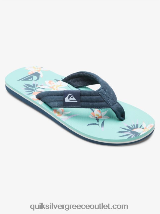 σανδάλια layback molokai Quiksilver άνδρες 66LP84505 μπλε πράσινο