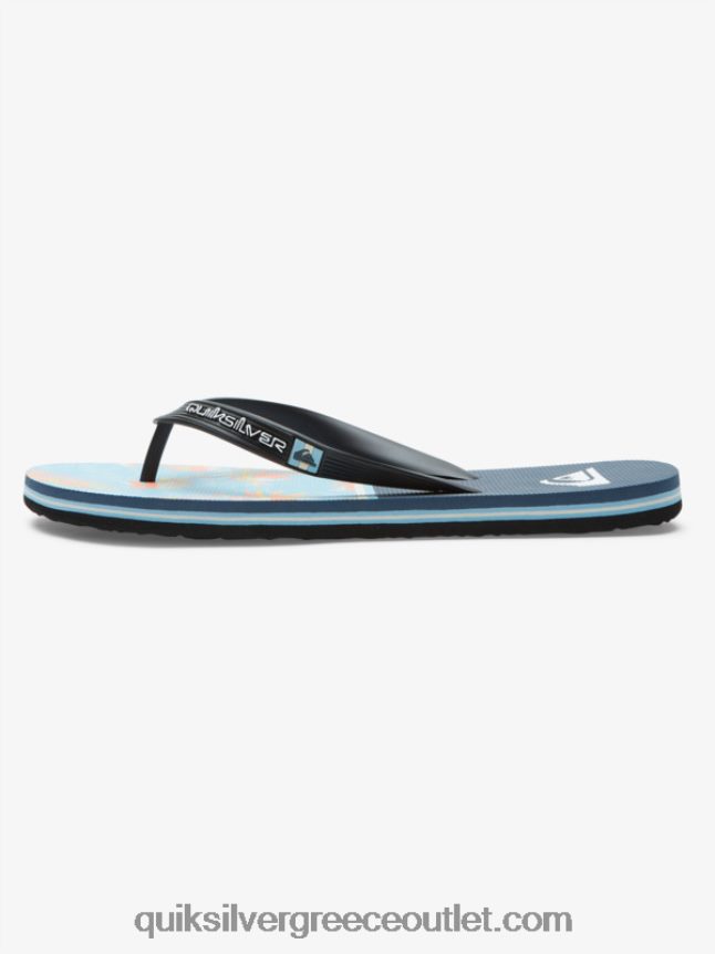 σαγιονάρες διαίρεσης molokai Quiksilver άνδρες 66LP841638 μπλε 1