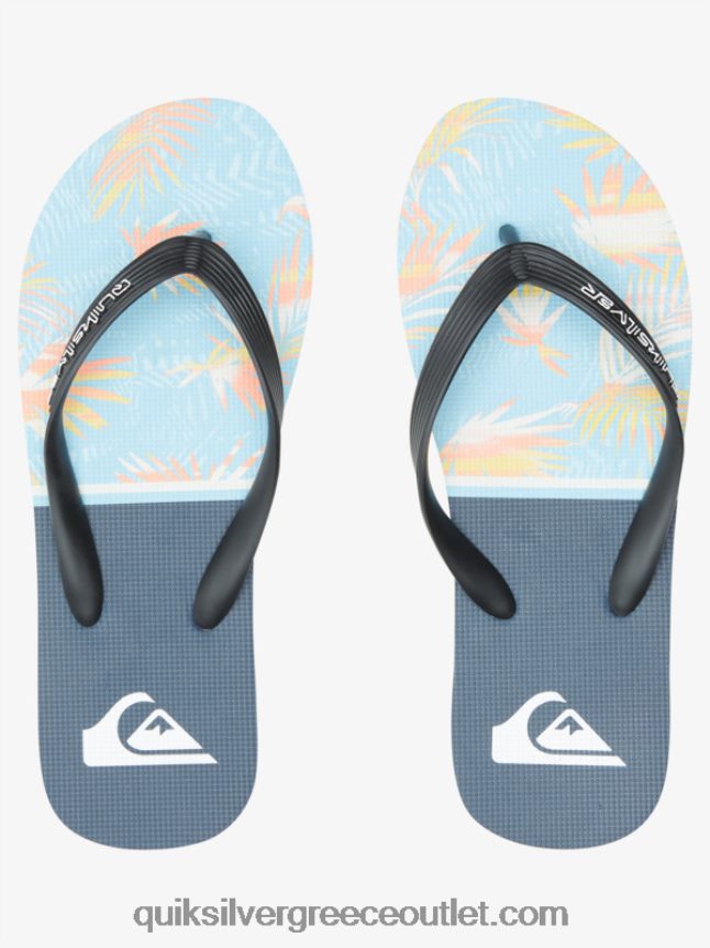 σαγιονάρες διαίρεσης molokai Quiksilver άνδρες 66LP841638 μπλε 1