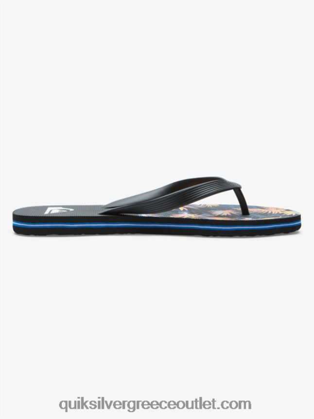 σαγιονάρες διαίρεσης molokai Quiksilver άνδρες 66LP841639 μαύρος