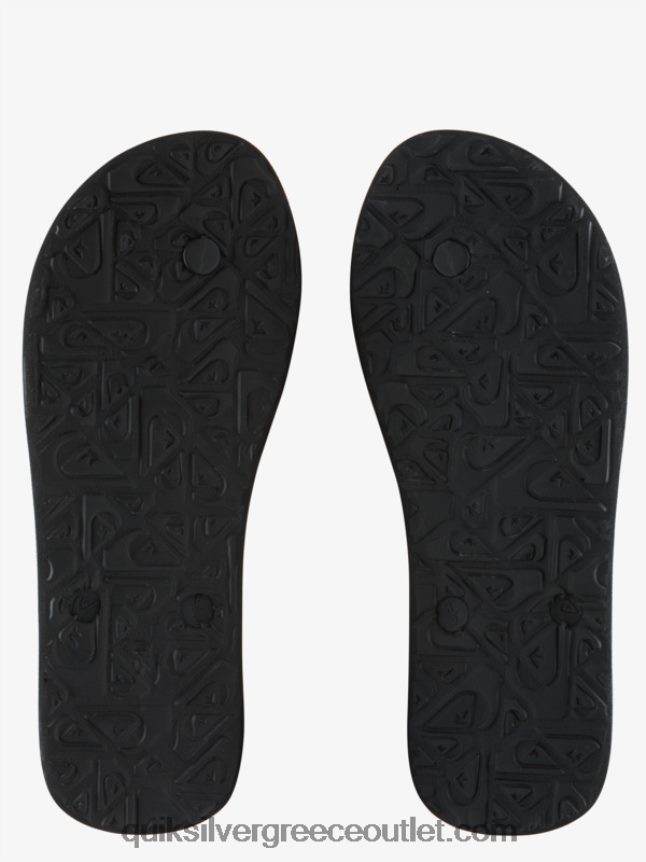 σαγιονάρες διαίρεσης molokai Quiksilver άνδρες 66LP841639 μαύρος