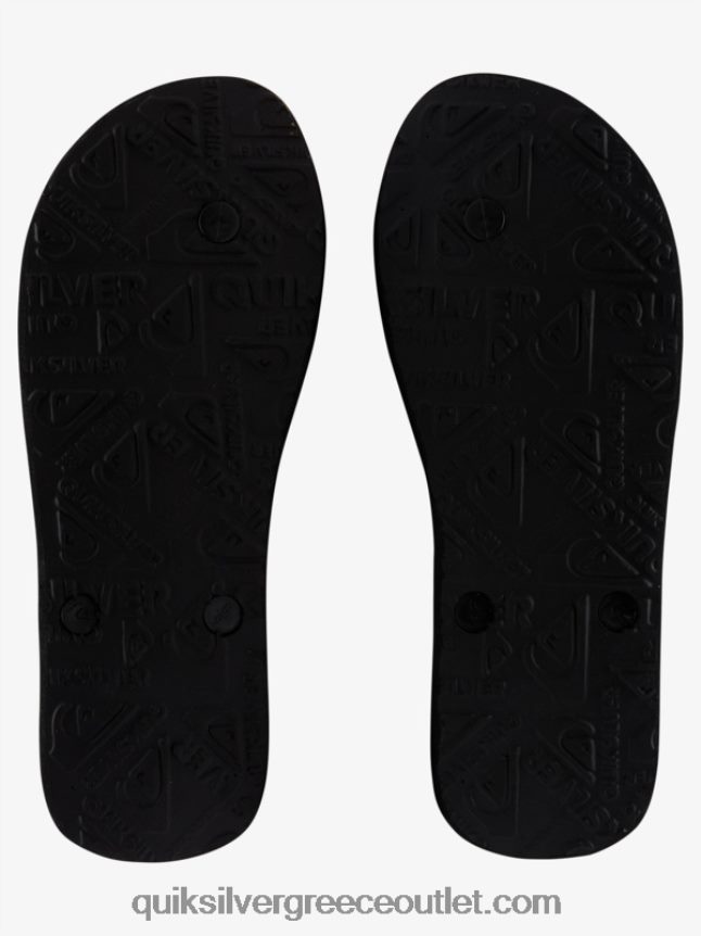 Σαγιονάρες απόχρωση ρητίνης molokai Quiksilver άνδρες 66LP841789 μαύρο/μπλε/γκρι