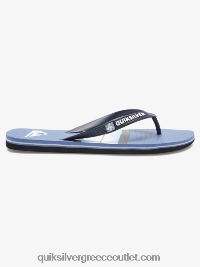Σαγιονάρες απόχρωση ρητίνης molokai Quiksilver άνδρες 66LP841790 γκρι 1