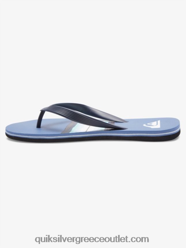 Σαγιονάρες απόχρωση ρητίνης molokai Quiksilver άνδρες 66LP841790 γκρι 1