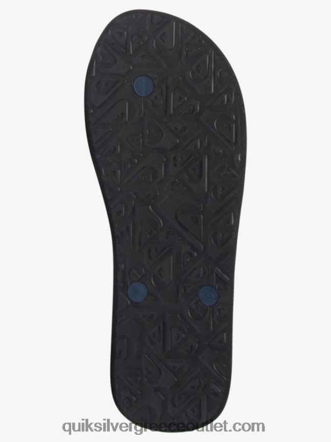 σαγιονάρες τέχνης molokai Quiksilver άνδρες 66LP84515 μαύρο/άσπρο/μπλε