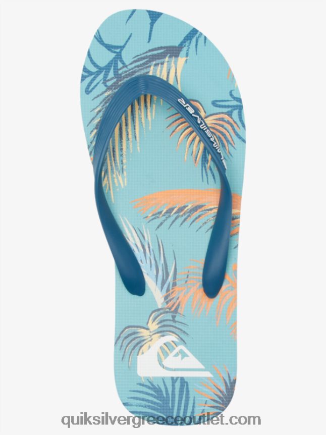 σαγιονάρες τέχνης molokai Quiksilver άνδρες 66LP84519 μπλε/μαύρο/κίτρινο