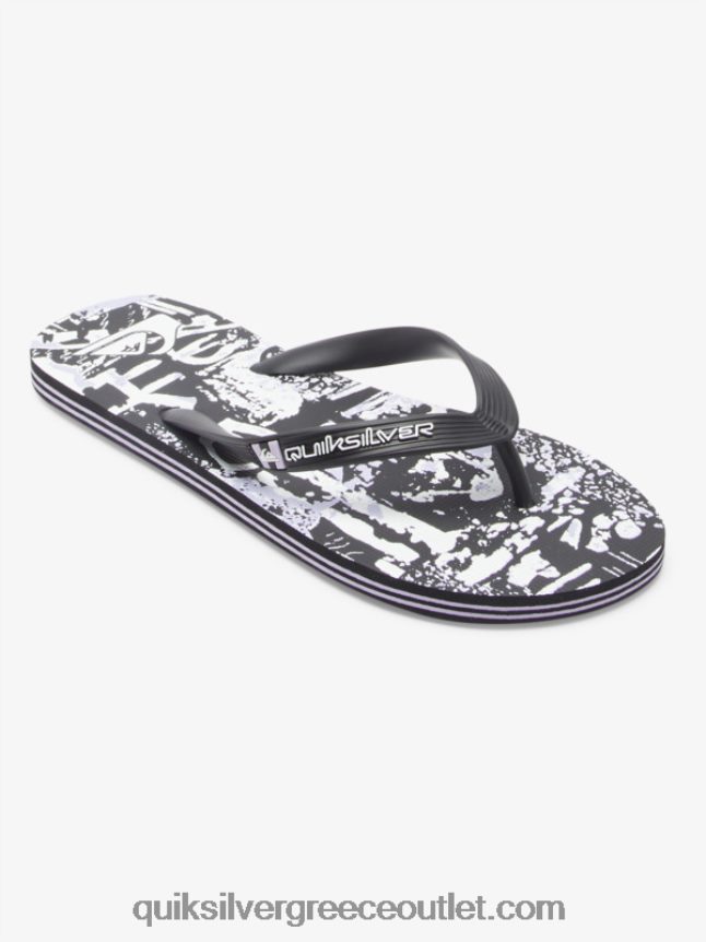 σαγιονάρες τέχνης molokai Quiksilver άνδρες 66LP84520 μαύρος