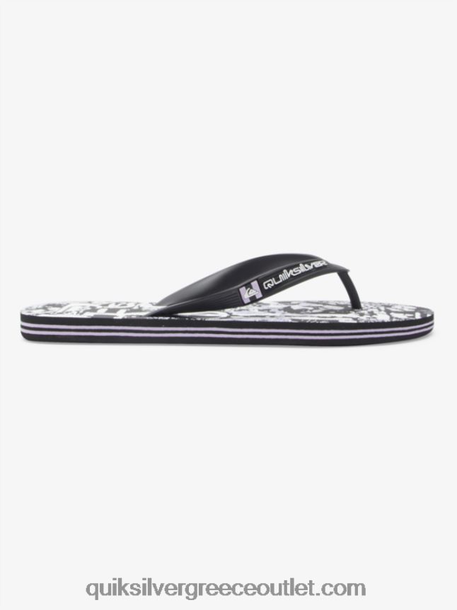 σαγιονάρες τέχνης molokai Quiksilver άνδρες 66LP84520 μαύρος