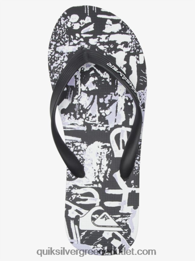 σαγιονάρες τέχνης molokai Quiksilver άνδρες 66LP84520 μαύρος