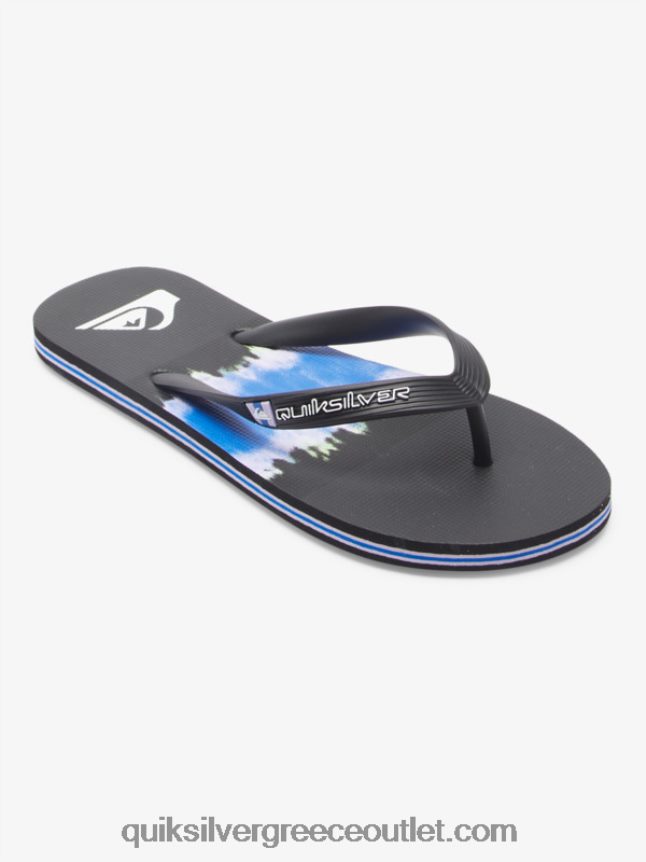 σαγιονάρες τέχνης molokai Quiksilver άνδρες 66LP84521 μαύρος