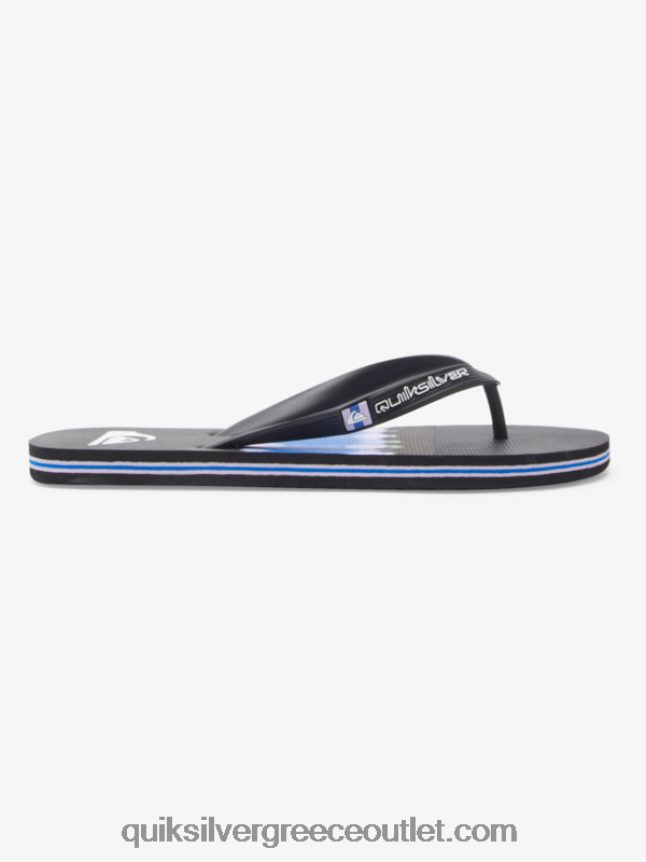 σαγιονάρες τέχνης molokai Quiksilver άνδρες 66LP84521 μαύρος