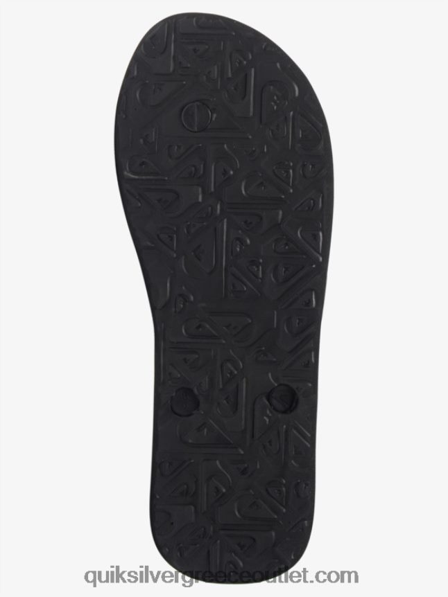 σαγιονάρες τέχνης molokai Quiksilver άνδρες 66LP84521 μαύρος