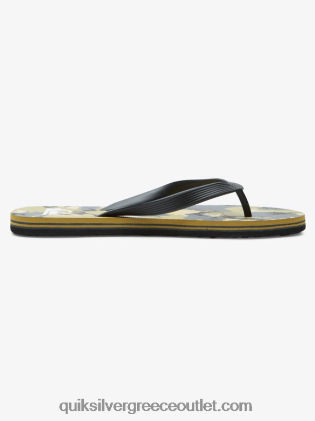 σαγιονάρες τέχνης molokai Quiksilver άνδρες 66LP84522 μαύρο/γκρι/καφέ