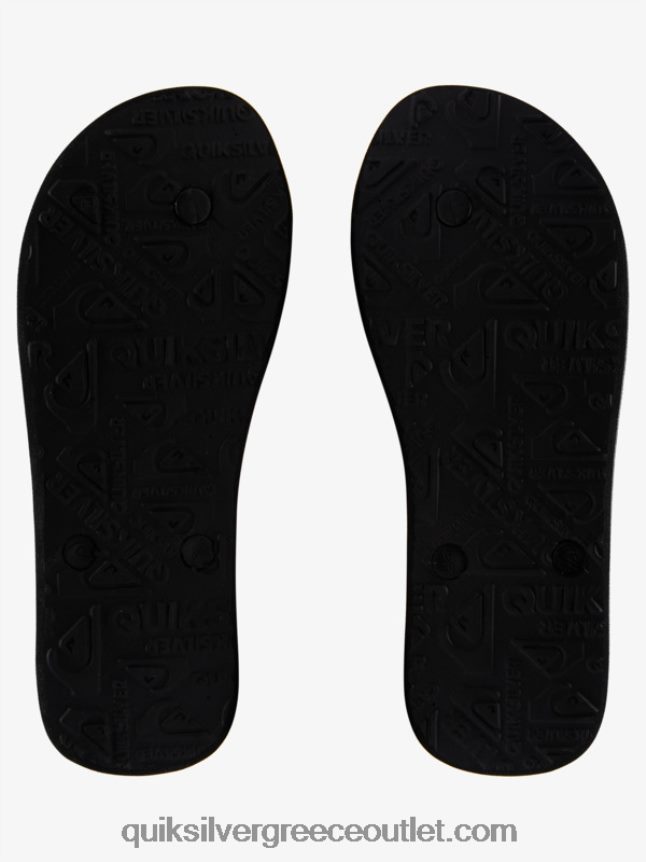 σαγιονάρες τέχνης molokai Quiksilver άνδρες 66LP84525 μαύρο άσπρο