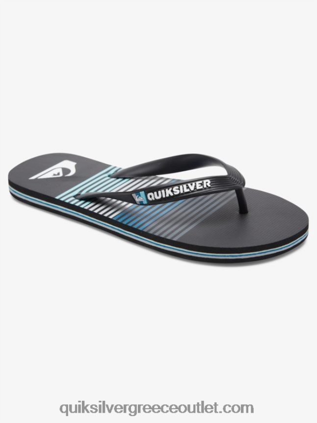 σαγιονάρες τέχνης molokai Quiksilver άνδρες 66LP84526 μαύρος