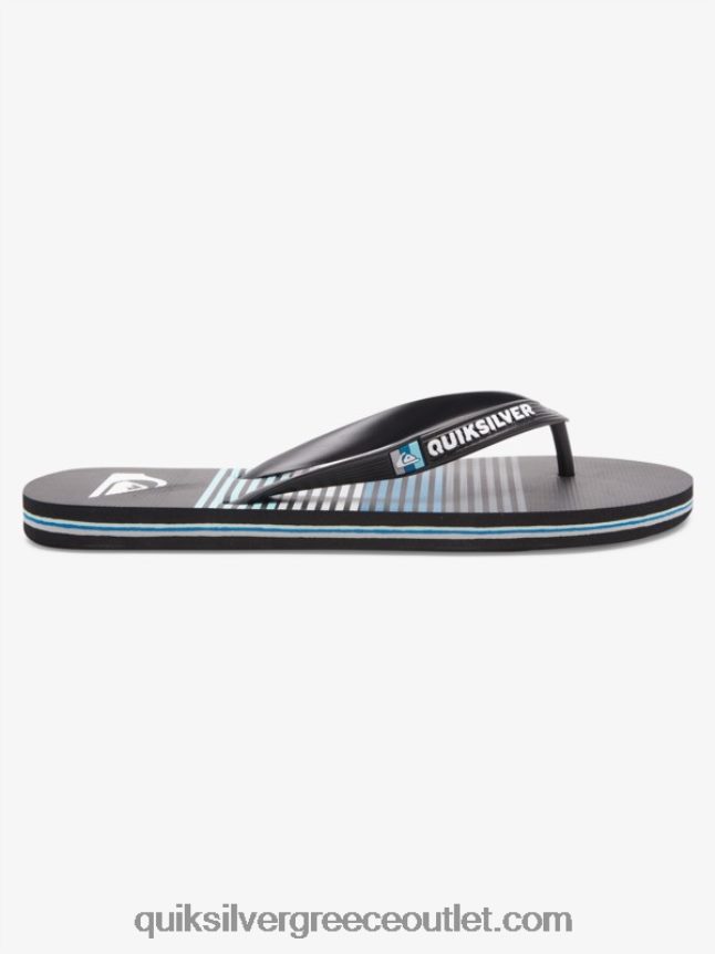σαγιονάρες τέχνης molokai Quiksilver άνδρες 66LP84526 μαύρος
