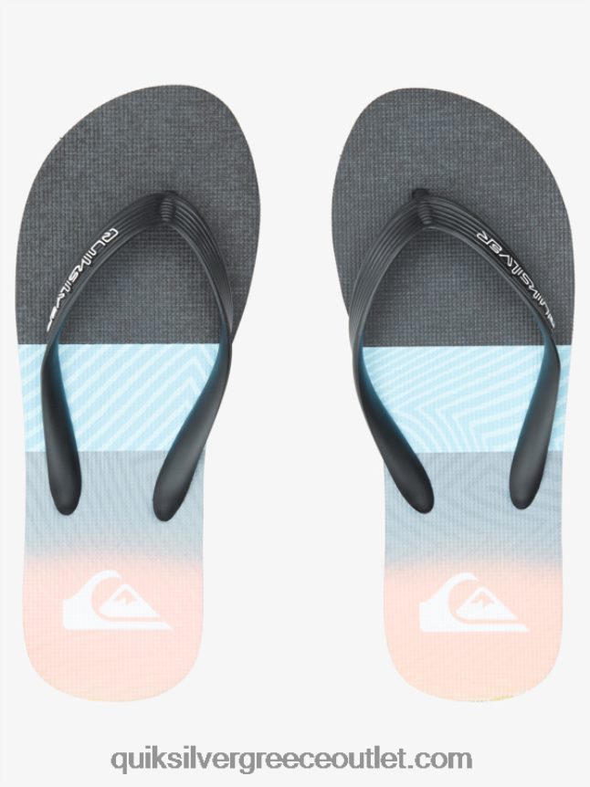 σαγιονάρες πάνελ molokai Quiksilver άνδρες 66LP84571 μπλε/πορτοκαλί