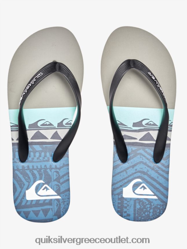 σαγιονάρες πάνελ molokai Quiksilver άνδρες 66LP84572 γκρι/μαύρο/μπλε