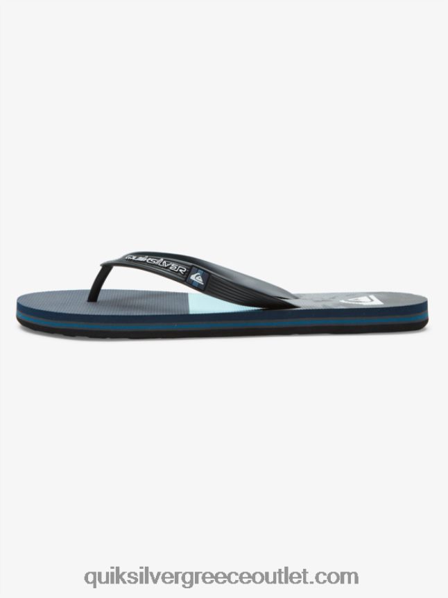 σαγιονάρες πάνελ molokai Quiksilver άνδρες 66LP84573 μπλε γκρι