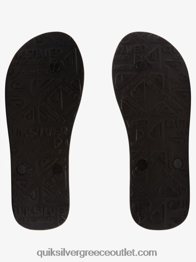 σαγιονάρες πάνελ molokai Quiksilver άνδρες 66LP84574 μαύρος