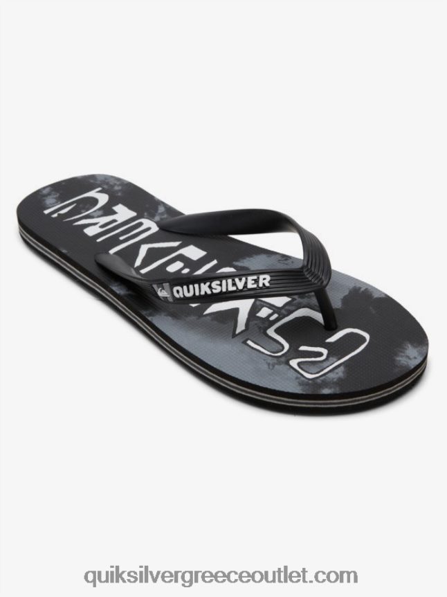 σαγιονάρες σταγόνας molokai acid Quiksilver άνδρες 66LP841775 μαύρος