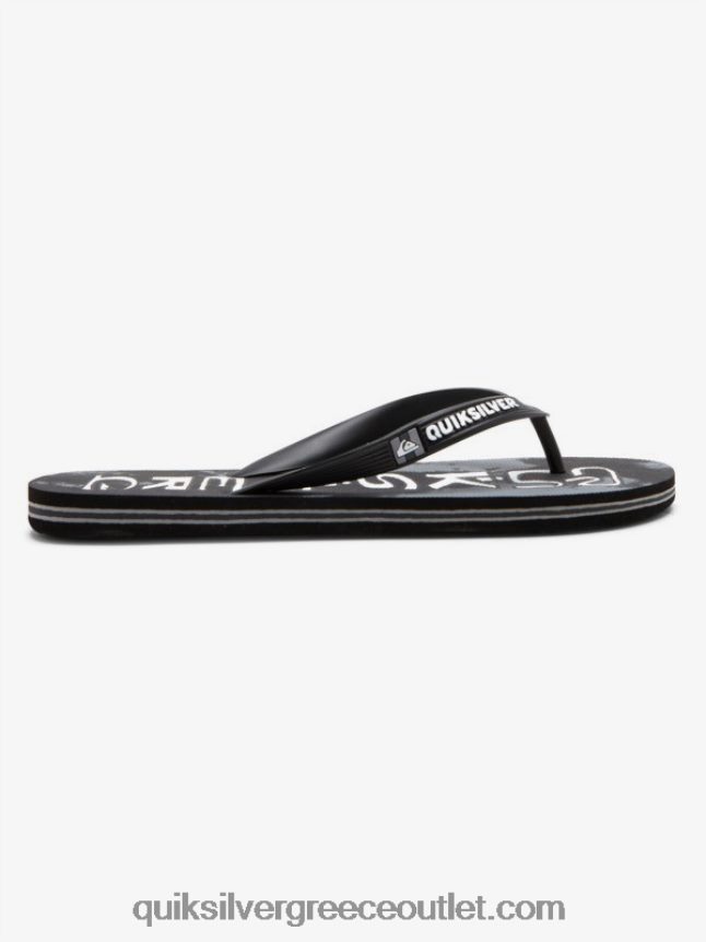 σαγιονάρες σταγόνας molokai acid Quiksilver άνδρες 66LP841775 μαύρος