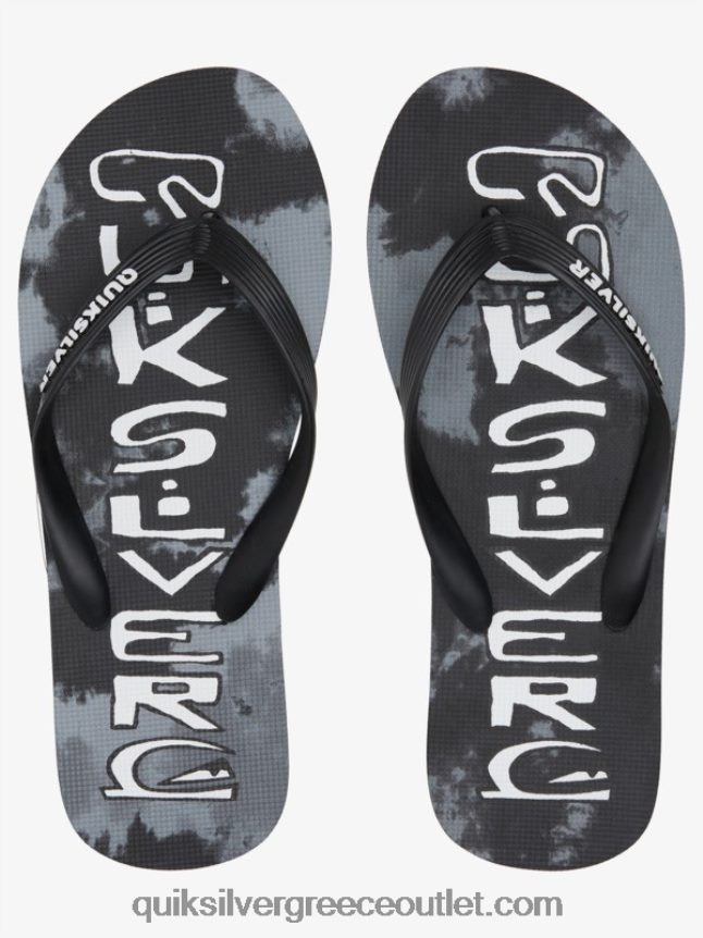 σαγιονάρες σταγόνας molokai acid Quiksilver άνδρες 66LP841775 μαύρος