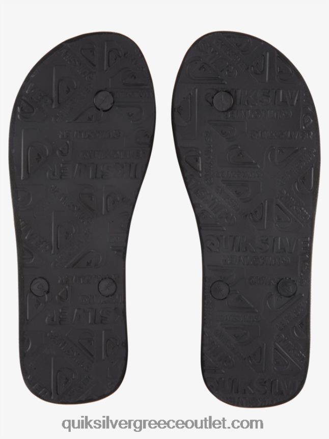 σαγιονάρες σταγόνας molokai acid Quiksilver άνδρες 66LP841776 μαύρο/πράσινο