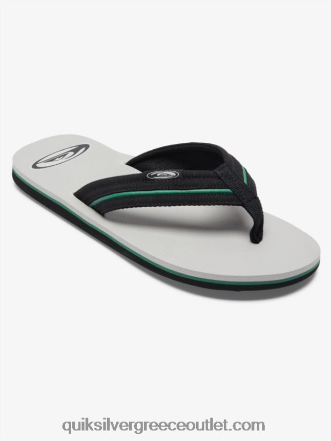 molokai layback saturn σανδάλια Quiksilver άνδρες 66LP841294 γκρι 1