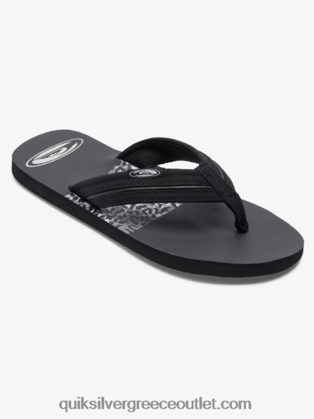 molokai layback saturn σανδάλια Quiksilver άνδρες 66LP841295 μαύρος