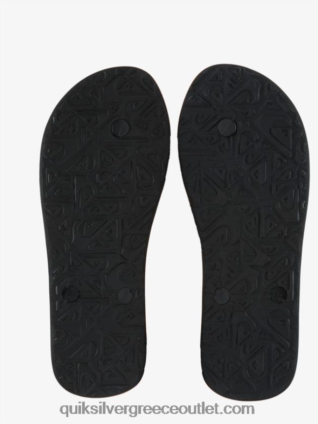 σαγιονάρες molokai wordblock Quiksilver άνδρες 66LP841137 μαύρο ροζ