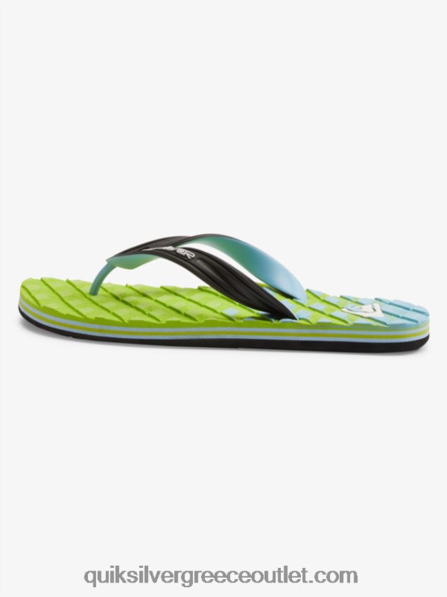 σανδάλια oahuey Quiksilver άνδρες 66LP84748 πράσινο 1
