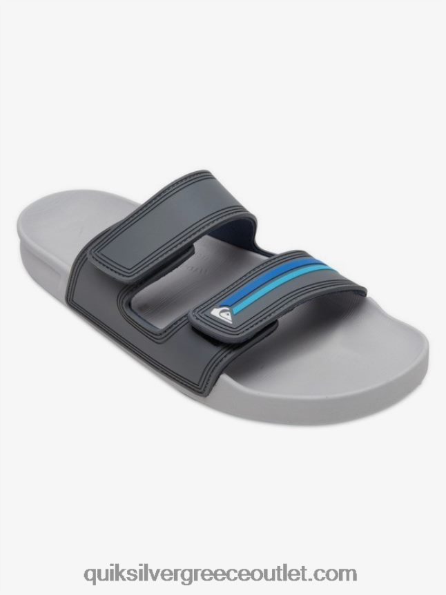 σανδάλια διπλής προσαρμογής rivi Quiksilver άνδρες 66LP841079 γκρι/μπλε