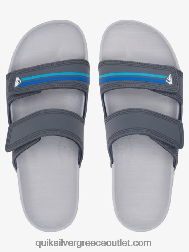 σανδάλια διπλής προσαρμογής rivi Quiksilver άνδρες 66LP841079 γκρι/μπλε