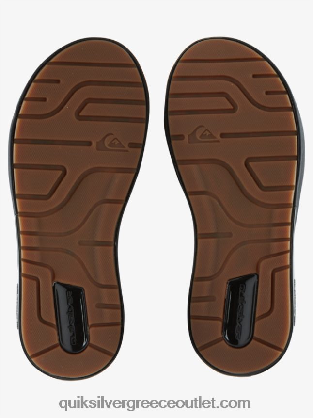 σανδάλια slide μεθοδικής αποκατάστασης Quiksilver άνδρες 66LP841257 μαύρος