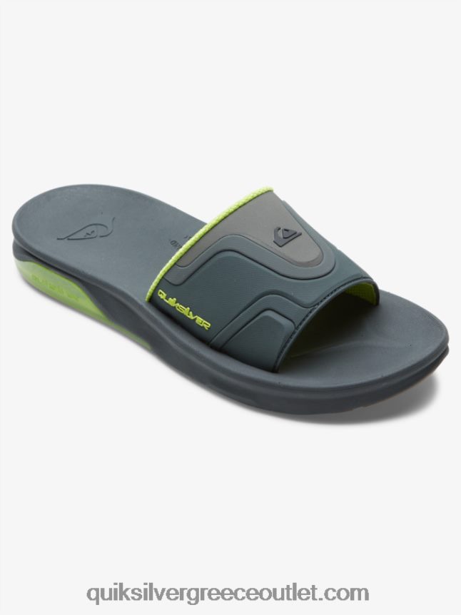 σανδάλια slide μεθοδικής αποκατάστασης Quiksilver άνδρες 66LP841258 γκρι 1