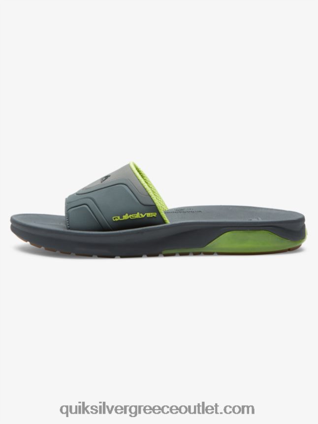 σανδάλια slide μεθοδικής αποκατάστασης Quiksilver άνδρες 66LP841258 γκρι 1