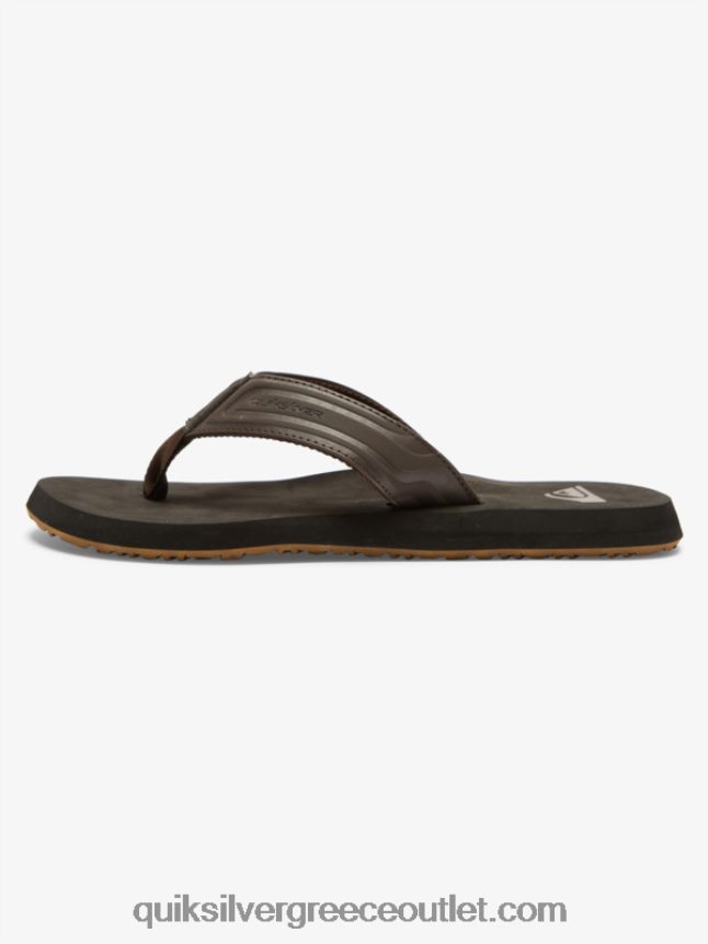 σανδάλια slide με πυρήνα με κλειδί μαϊμού Quiksilver άνδρες 66LP84972 καφέ 1