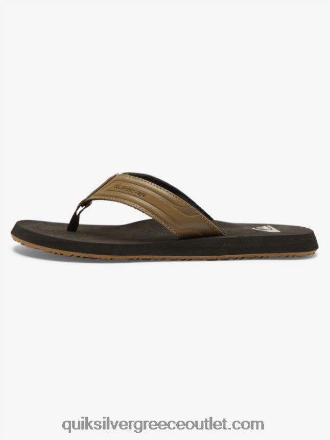 σανδάλια slide με πυρήνα με κλειδί μαϊμού Quiksilver άνδρες 66LP84973 μαύρισμα 1