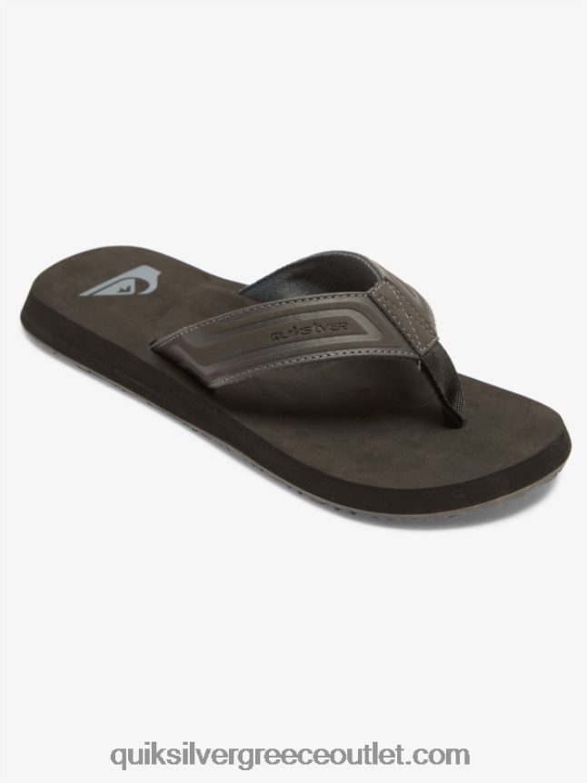 σανδάλια slide με πυρήνα με κλειδί μαϊμού Quiksilver άνδρες 66LP84974 γκρι 1