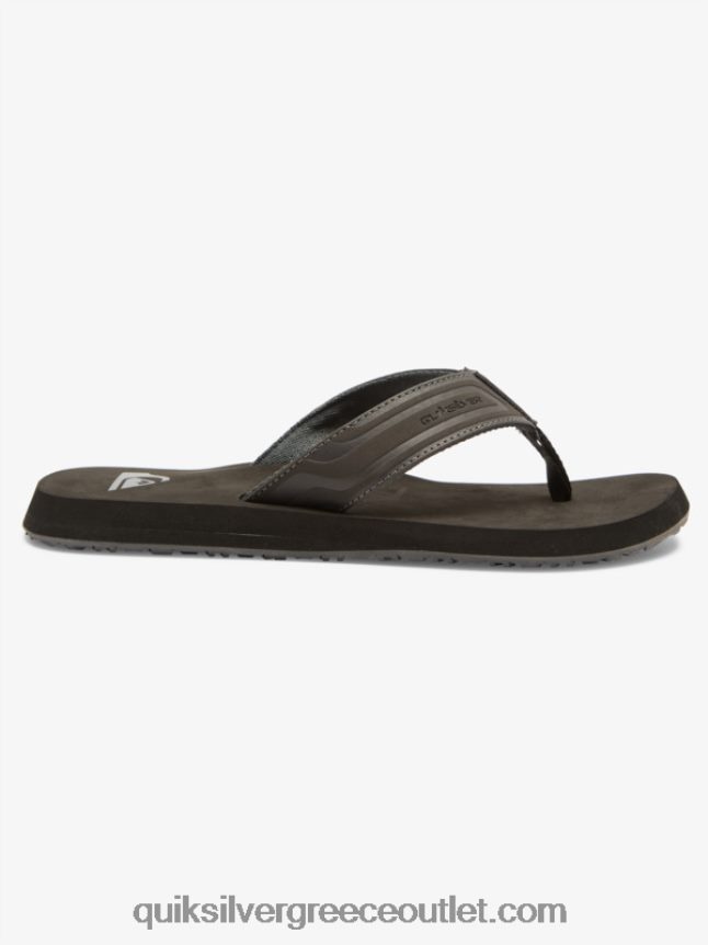 σανδάλια slide με πυρήνα με κλειδί μαϊμού Quiksilver άνδρες 66LP84974 γκρι 1