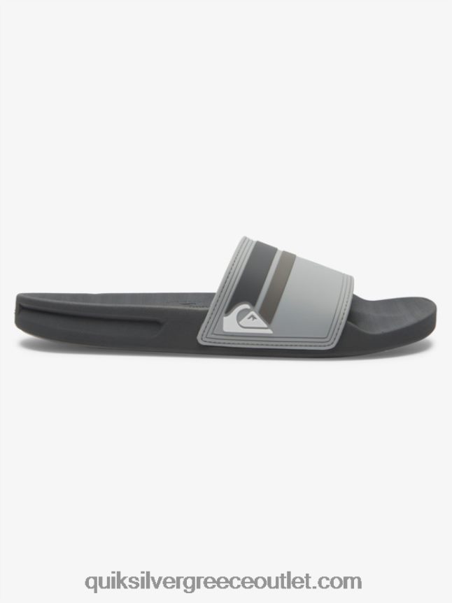 slide πέδιλα rivi slide Quiksilver άνδρες 66LP84762 γκρι 2