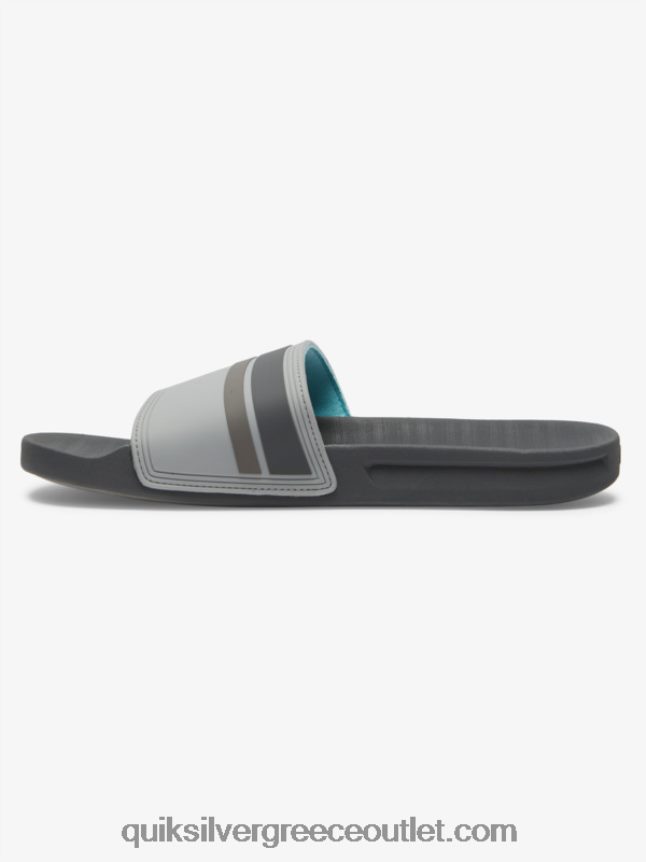 slide πέδιλα rivi slide Quiksilver άνδρες 66LP84762 γκρι 2