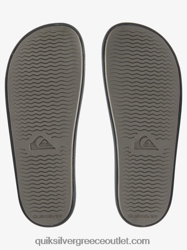slide πέδιλα rivi slide Quiksilver άνδρες 66LP84762 γκρι 2