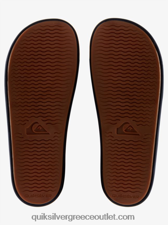Σανδάλια συρόμενου τύπου slide wordmark rivi Quiksilver άνδρες 66LP84691 μπλε 2